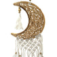 Woven Wood Moon Dream Catcher