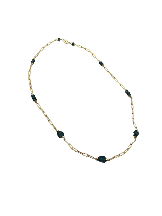 London Blue Topaz Gold Filled Necklaces
