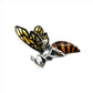 Silver Amber Queen Bee Pendant
