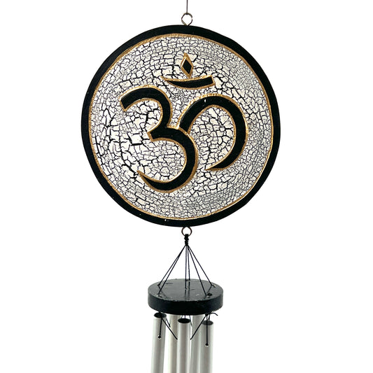 Om Painted Wind Chime