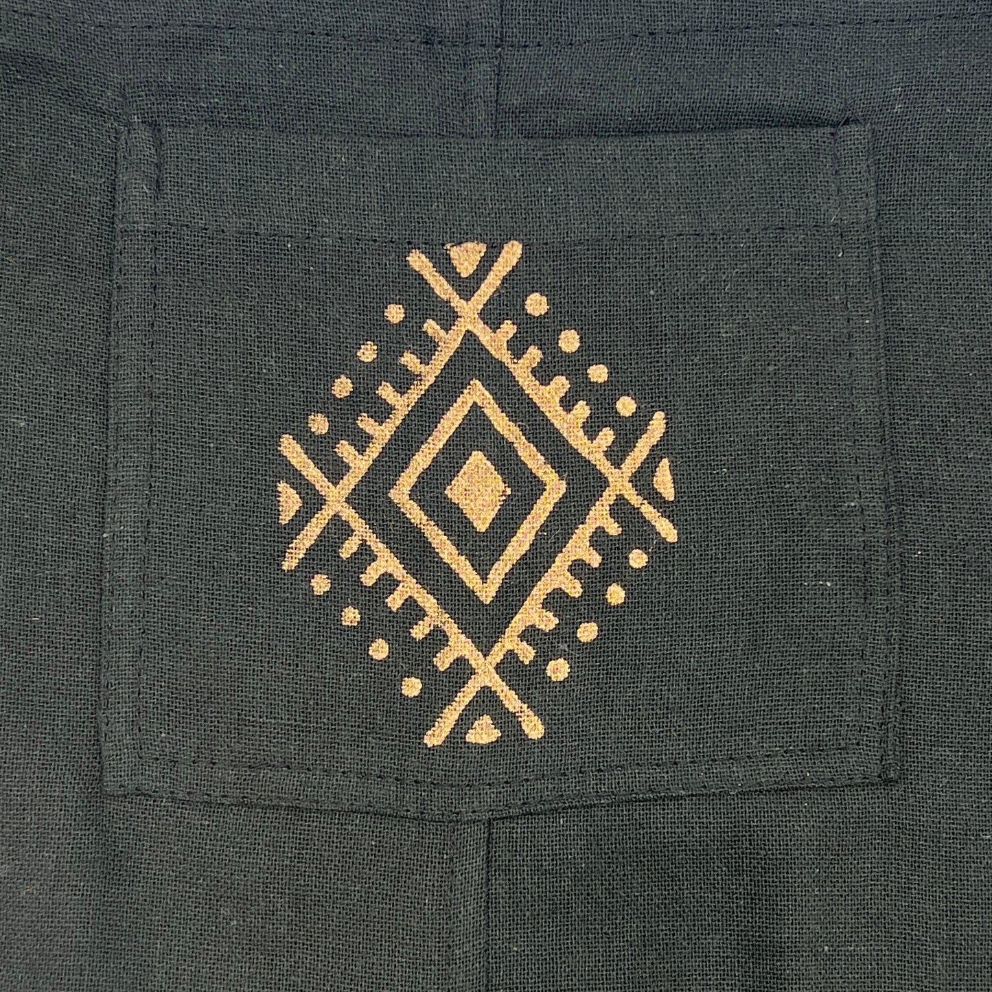 Desert Rose Block Print Overalls