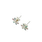 Sterling Silver Shell Daisy Studs