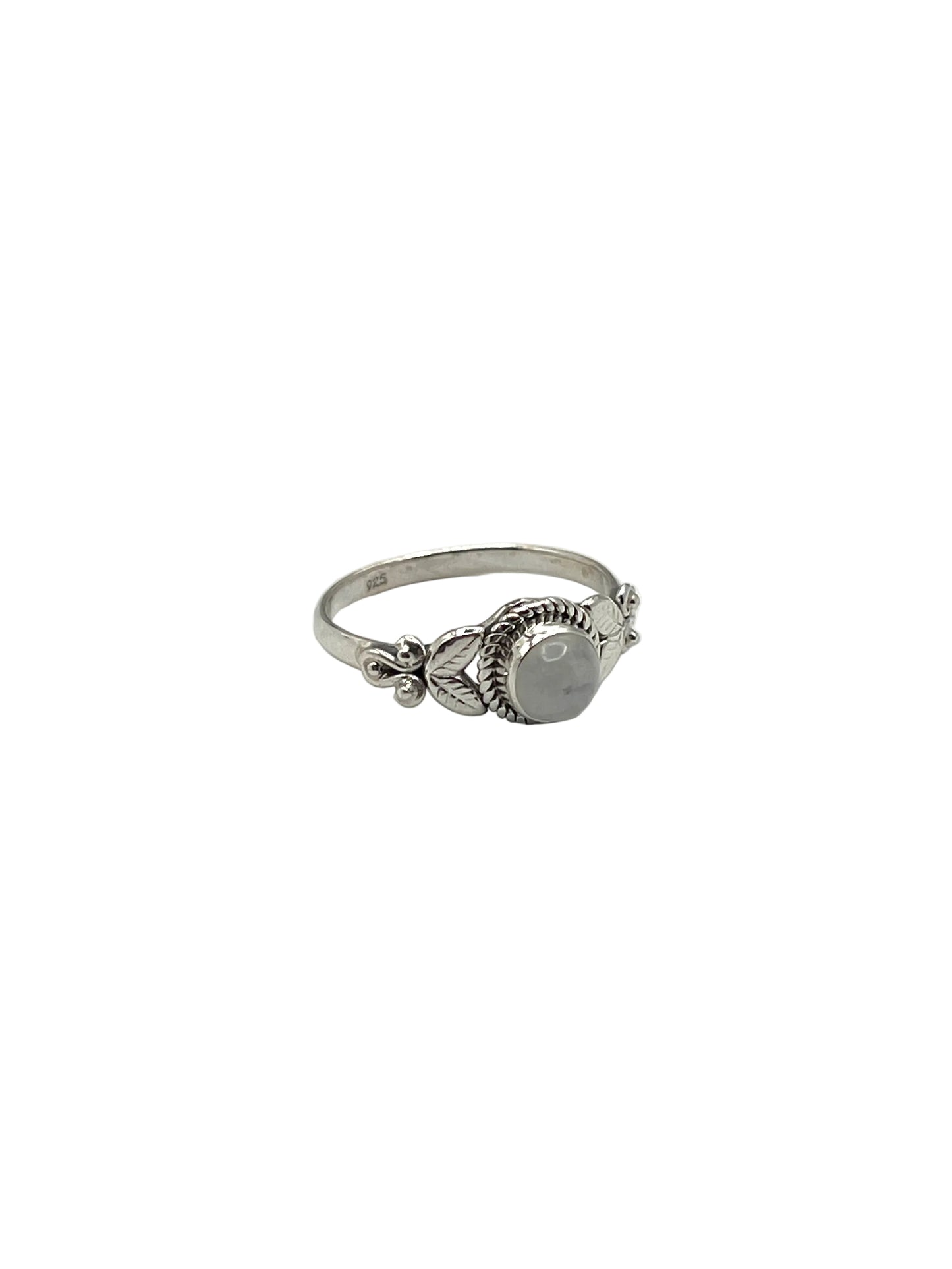 Leaf Filigree Gemstone Rings