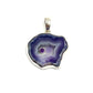 Purple Druzy Agate Pendants