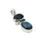 Silver Labradorite Faceted Pendants