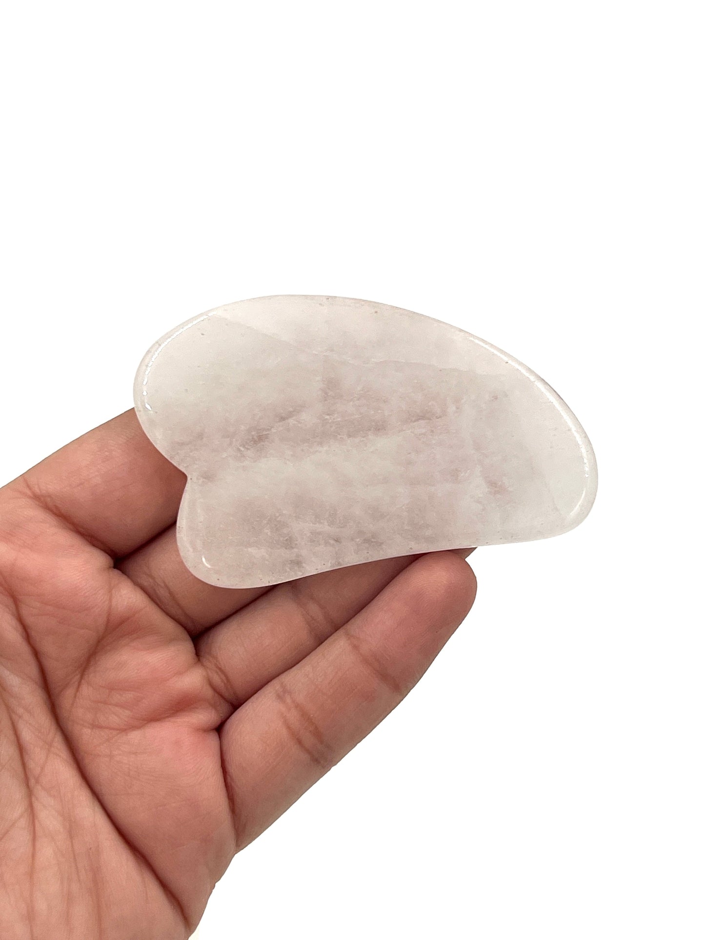 Clear Quartz Guasha Massage Stones