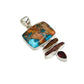 Spiny Oyster Shell Turquoise Pendants