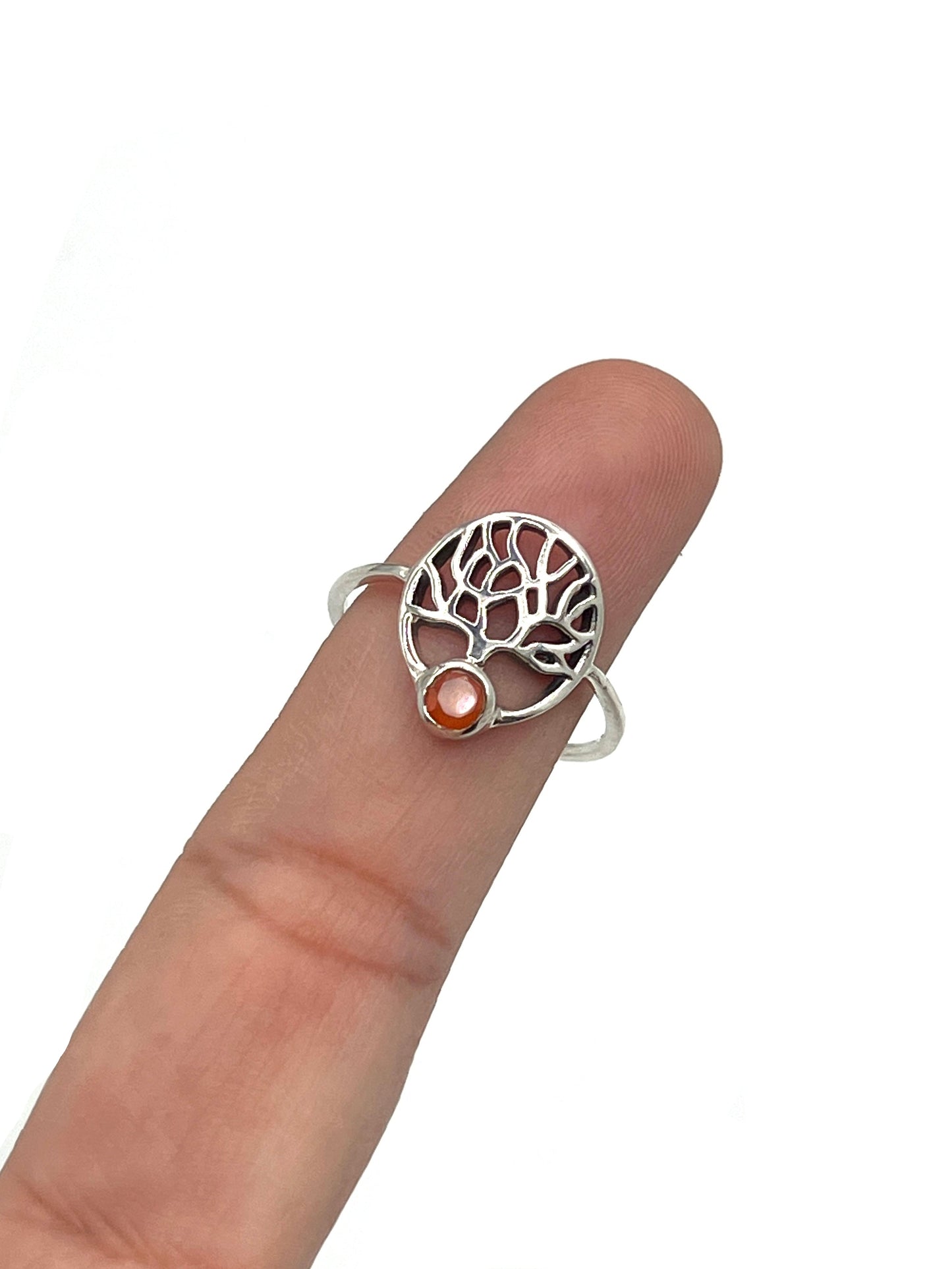 Tree of Life Gemstone Rings