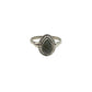 Beaded Teardrop Labradorite Ring