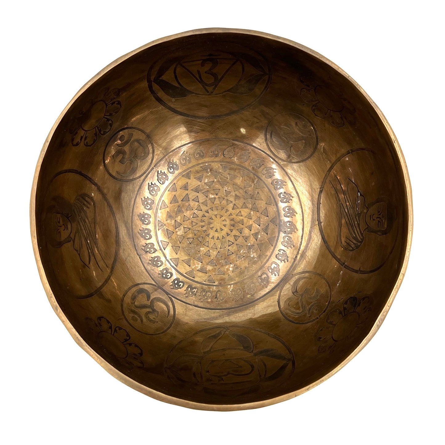 Hand Carved and Tuned Seven Metal Indian Singing Bowls