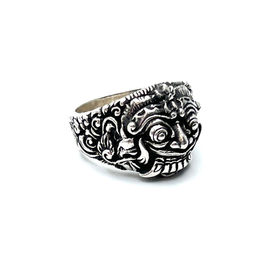 Oxidized Silver Barong Ring