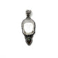 Clear Quartz & Opal Buddha Head Pendants