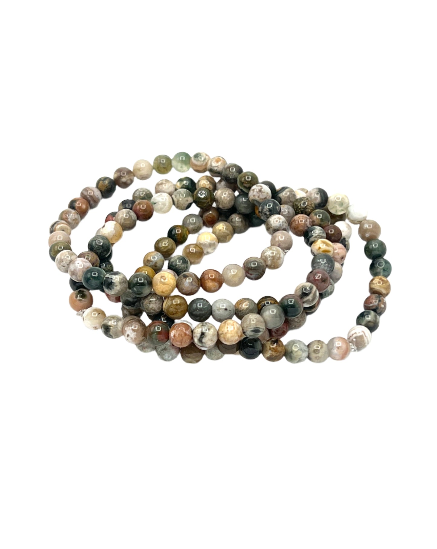 Ocean Jasper Beaded Bracelets