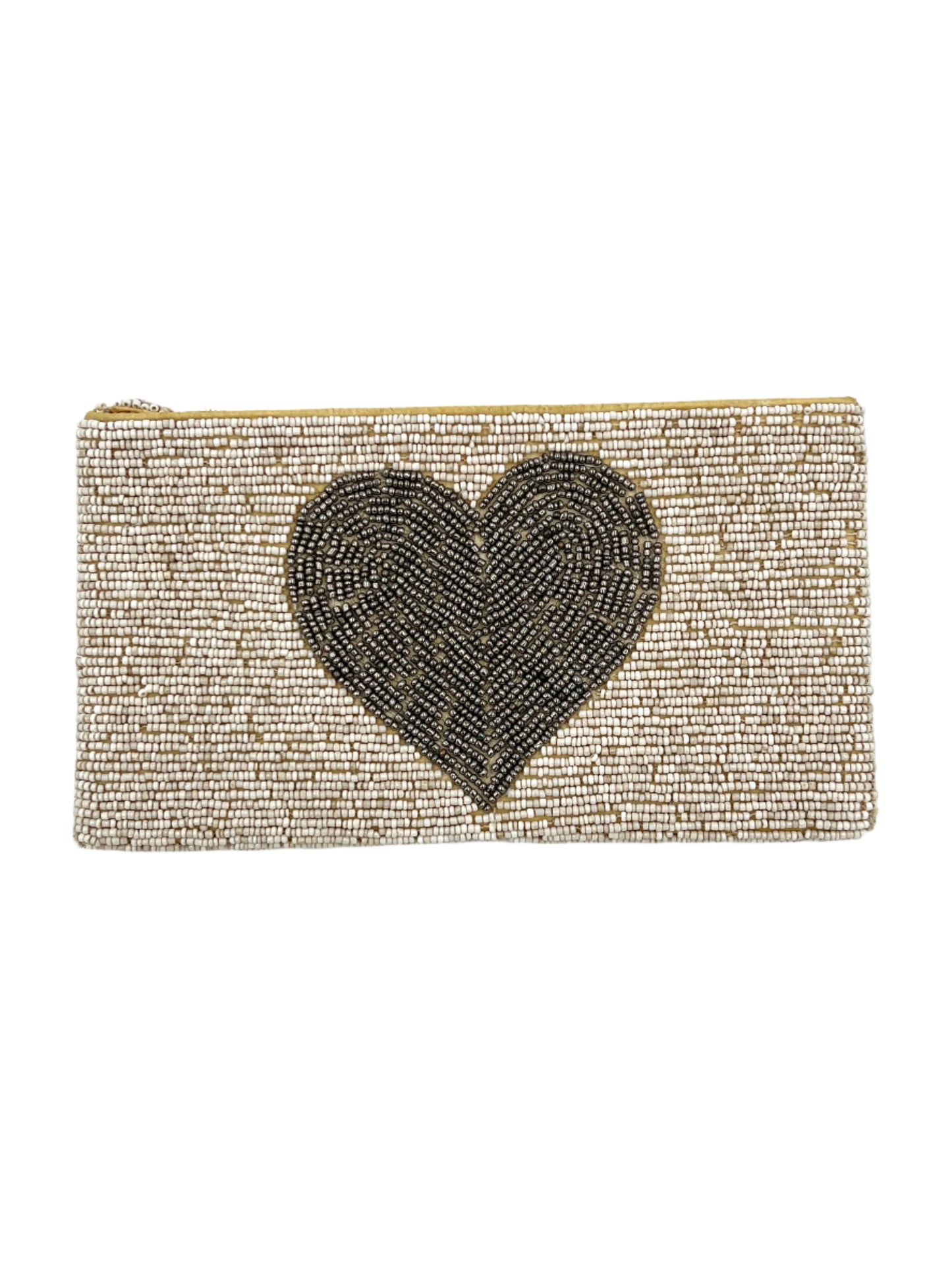 Beaded Heart Purse