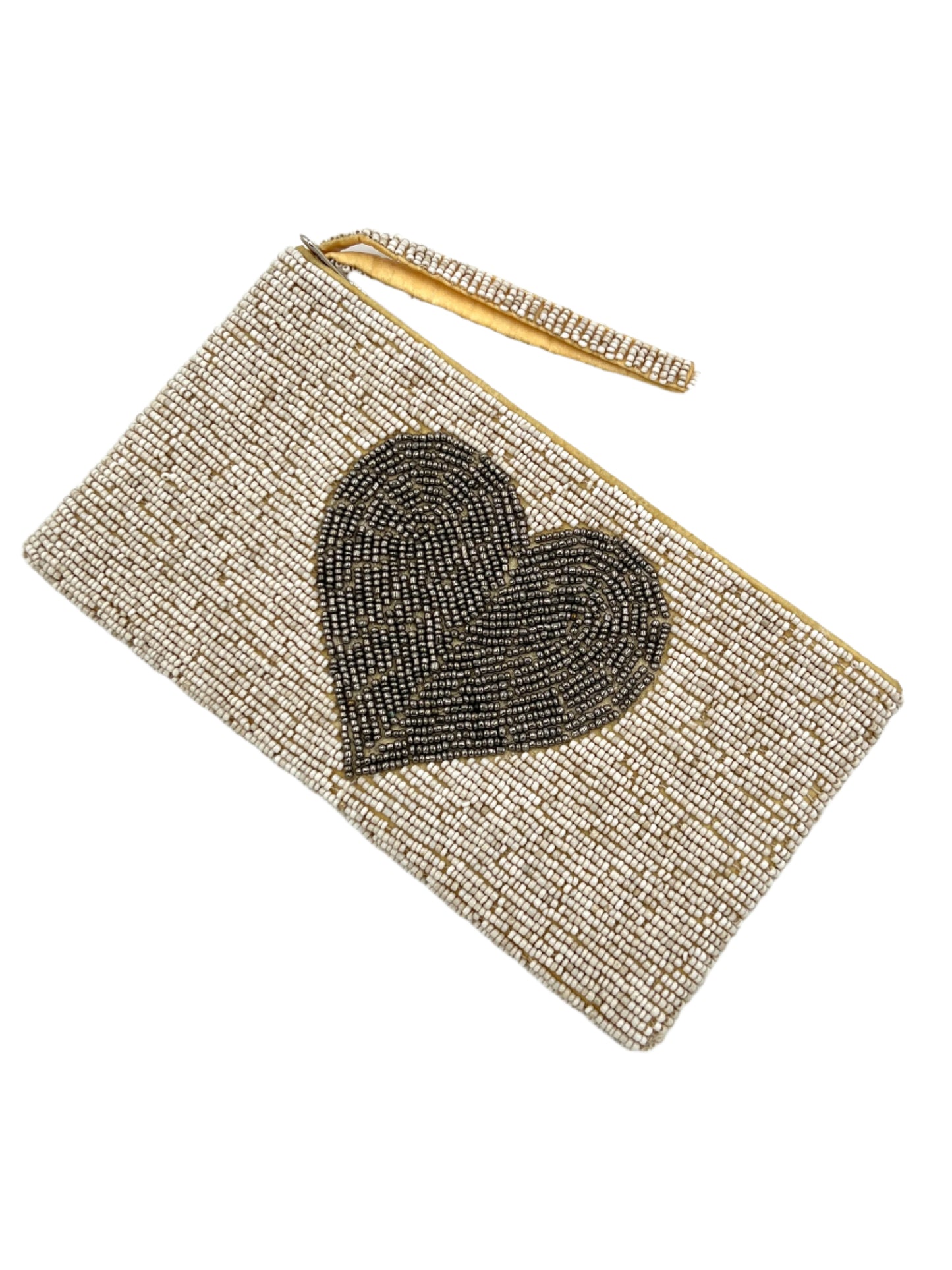 Beaded Heart Purse