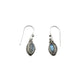 Small Marquise Gemstone Earrings