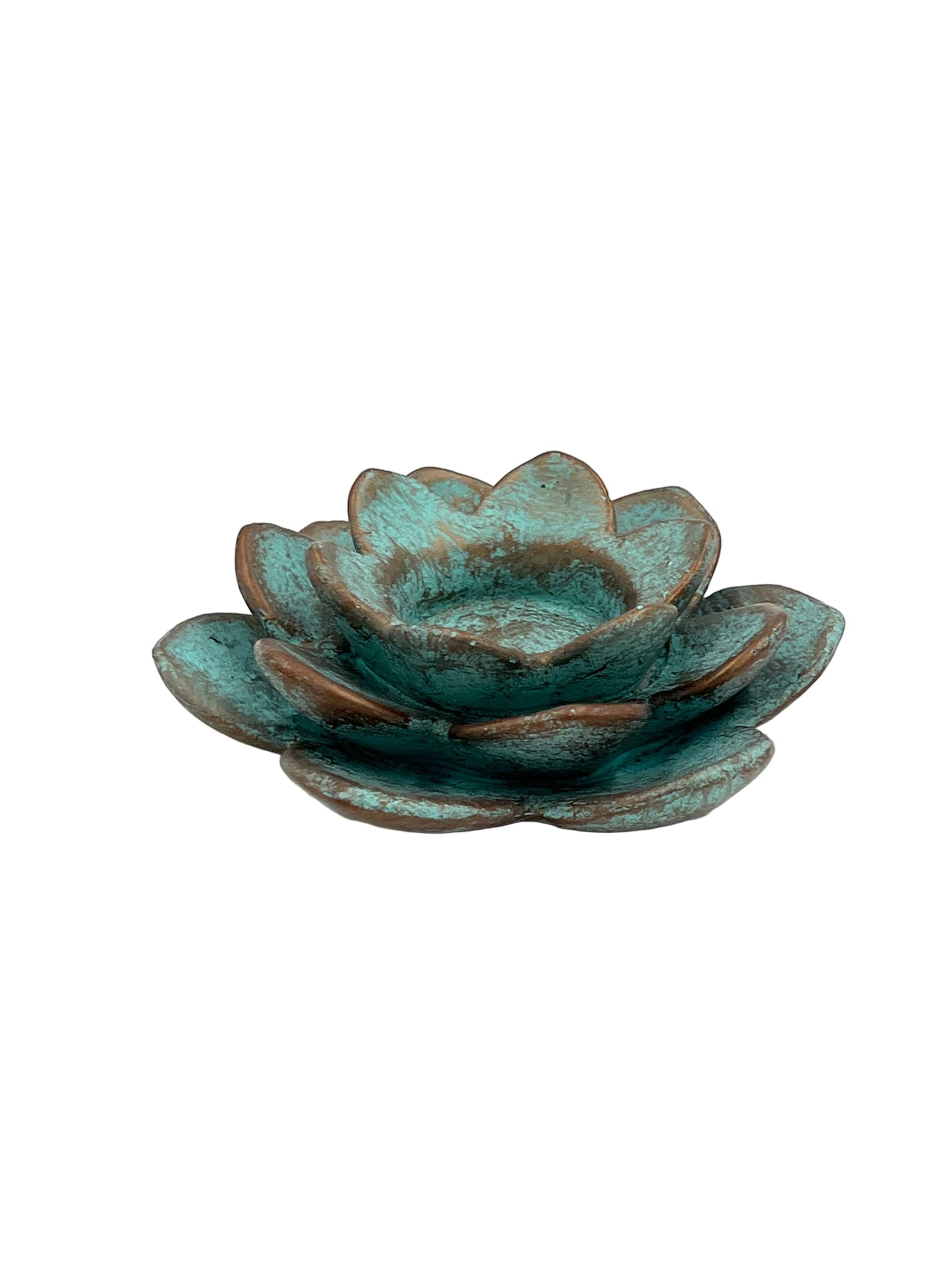Resin Lotus Tea Candle Holder