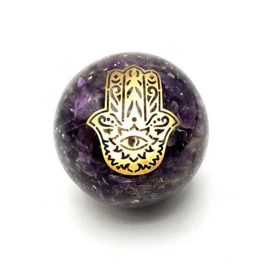 Orgonite Spheres | Hamsa