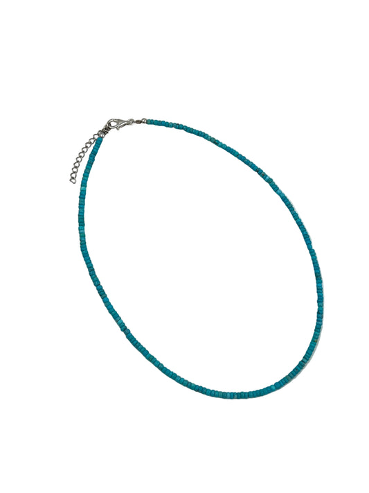 Silver Kingsman Turquoise Necklace