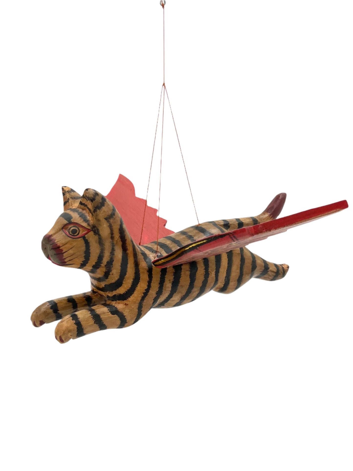 Flying Striped Tan Kitty Spirit Chaser