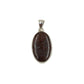 Fossilized Dinosaur Bone Oval Pendants