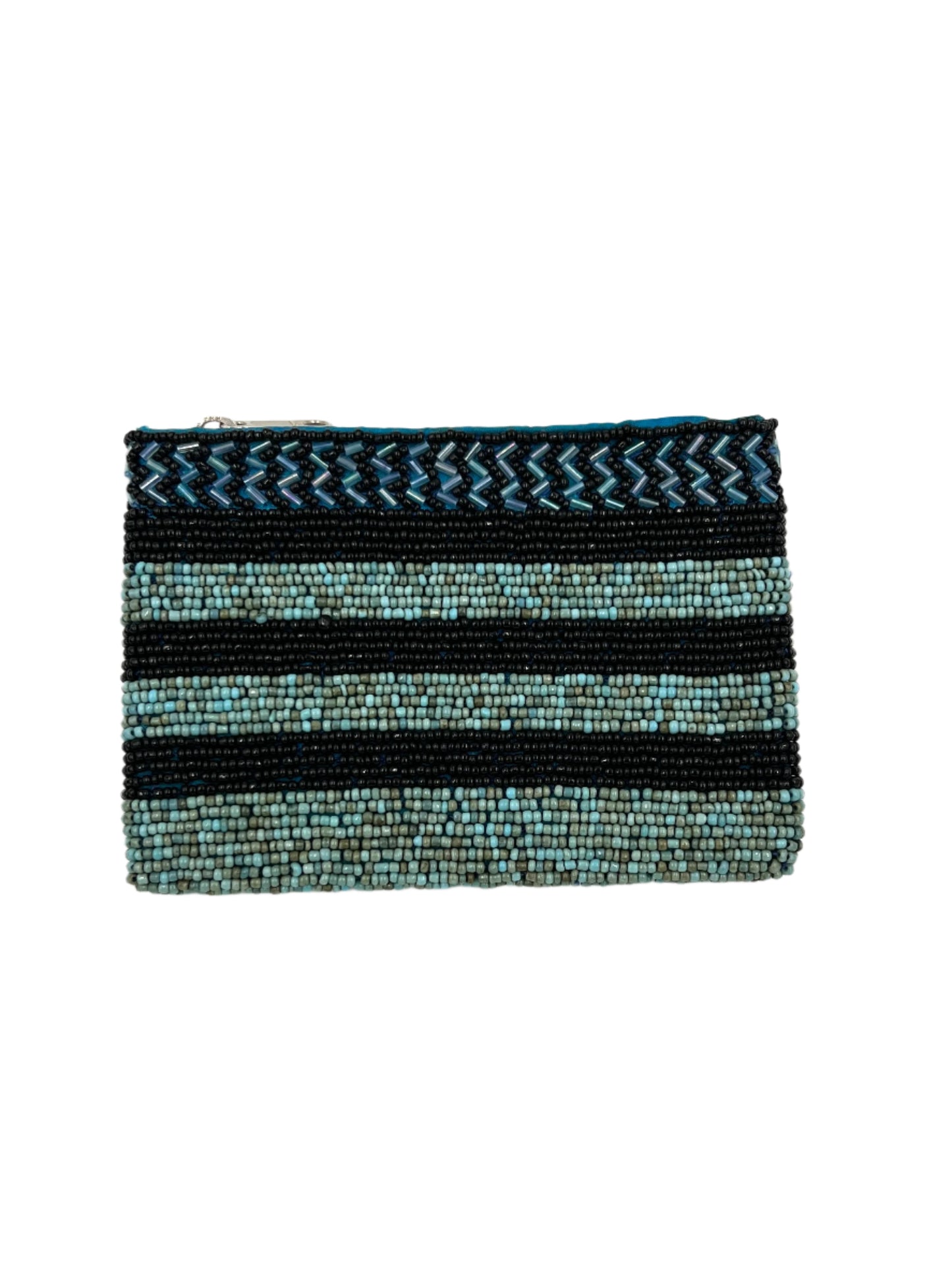 Beaded Striped Coin Purse