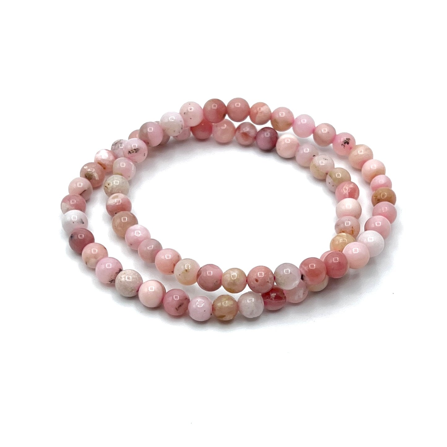 Pink Opal Stretchy Bracelets