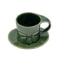 Emerald Buddha Face Tea Pot Set