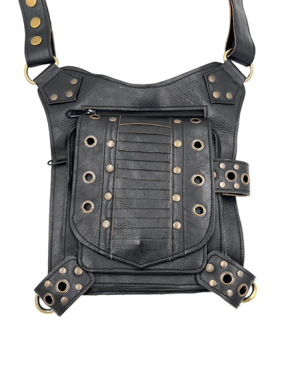 Festival Leather Waist/Thigh Holster Bag