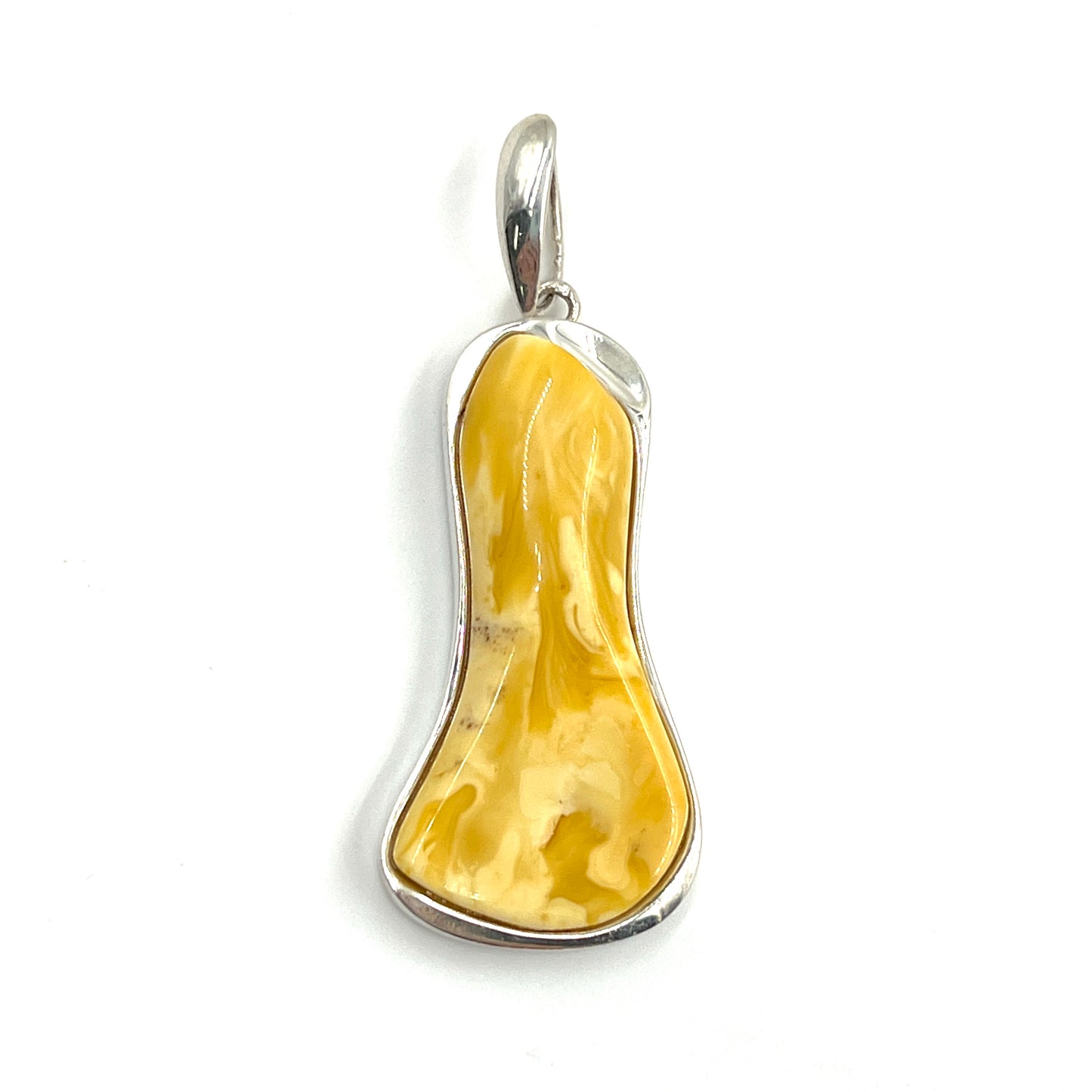 Butterscotch Amber Freeform Pendants