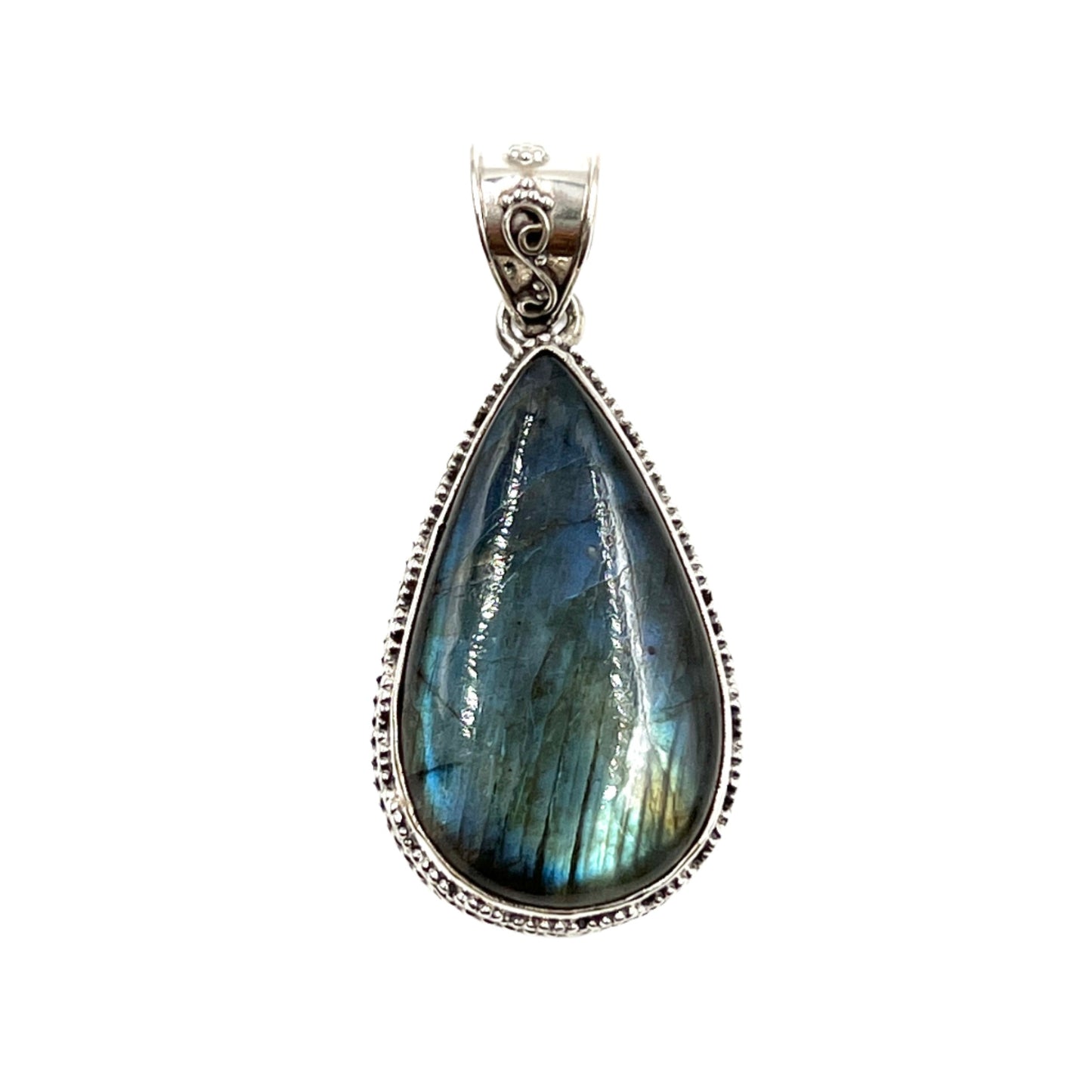 Sterling Silver Labradorite Filigree Pendants