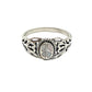 Sterling Silver Shell Peace Ring