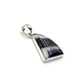 Chevron Amethyst Freeform Pendants