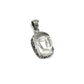 Clear Quartz & Opal Buddha Head Pendants