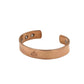 Om Flat Copper Bracelet