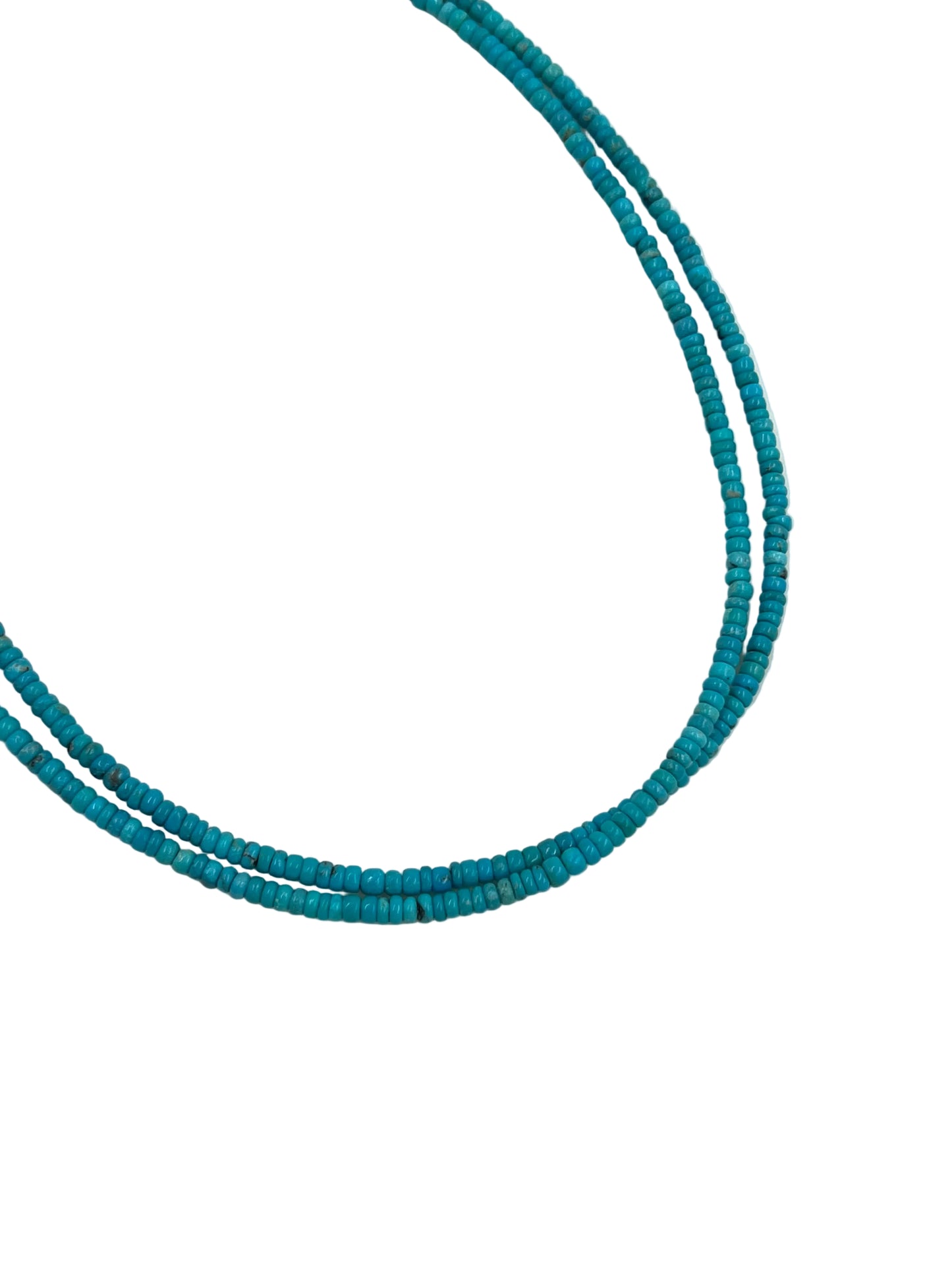 Silver Kingsman Turquoise Necklace