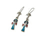 Silver Ankh Earrings