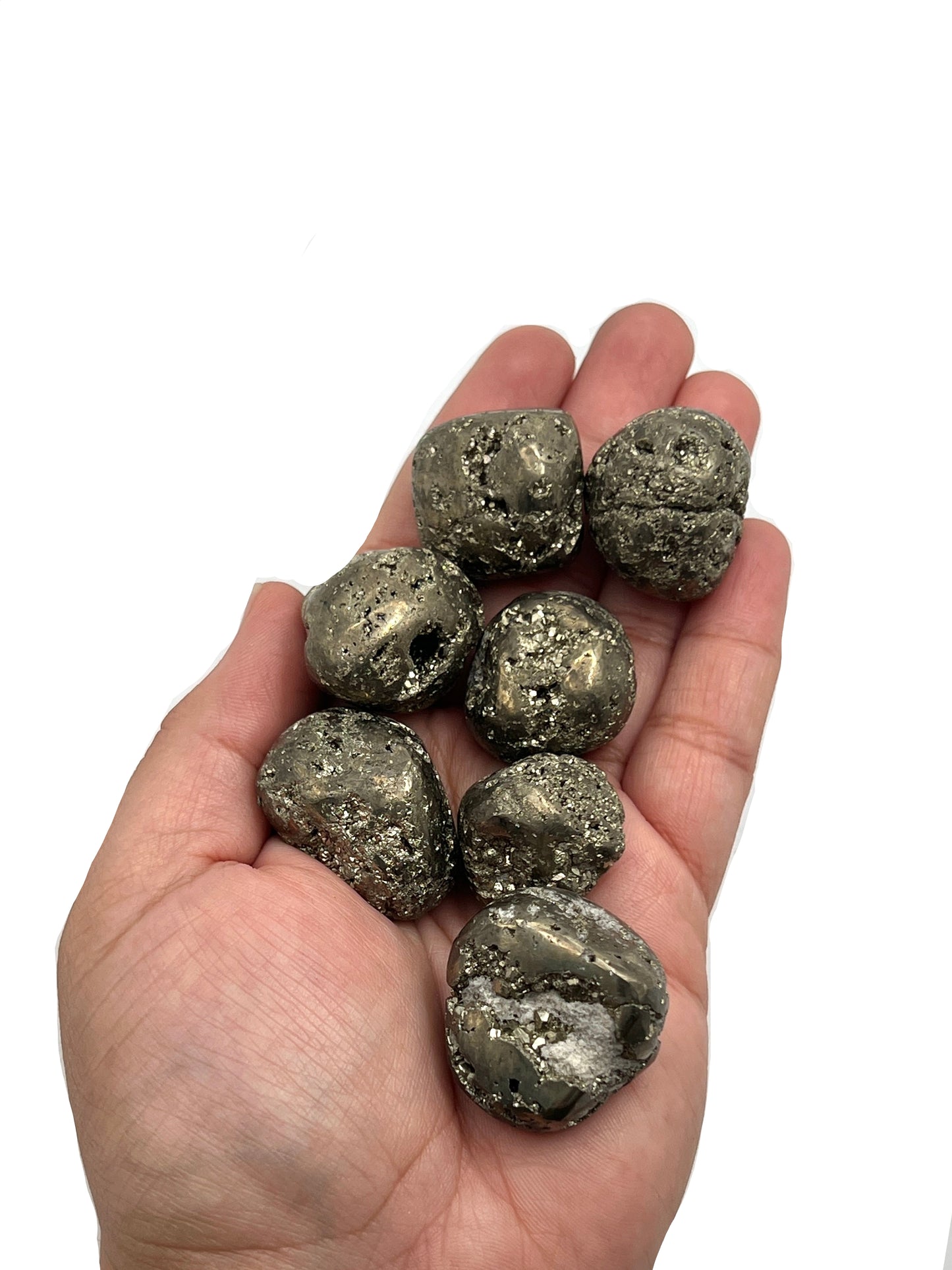 Pyrite Druzy Tumbles