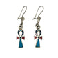 Silver Ankh Earrings