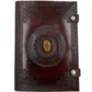 Camel Leather Gemstone Journal | Mandala | 10" x 7" x 1/2"