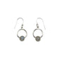 Cicle Gemstone Earrings