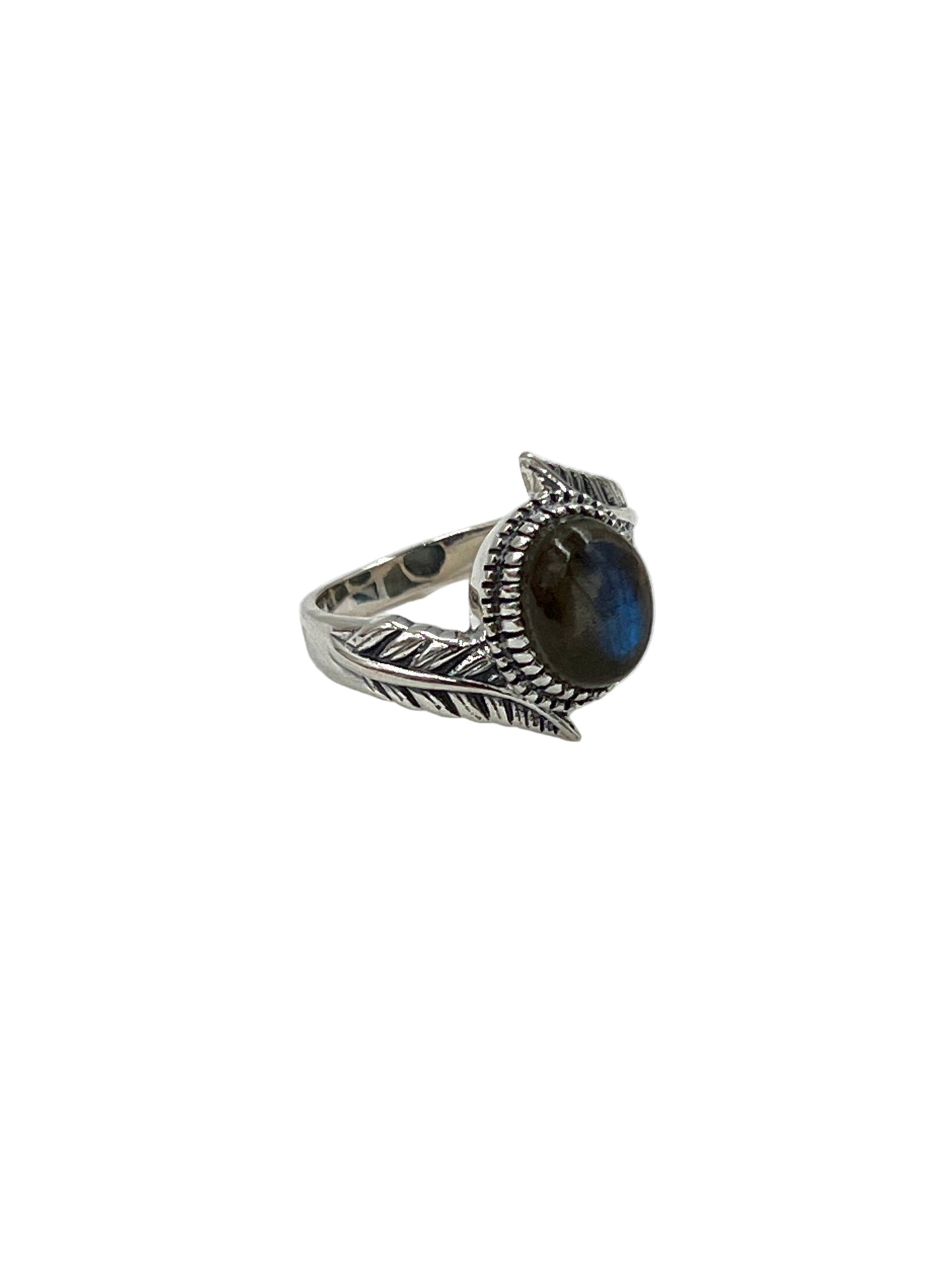 Leaf Wrap Labradorite Ring