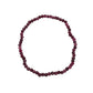 Faceted Ruby Stretchy Bracelets