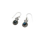 Braided Gemstone Earrings