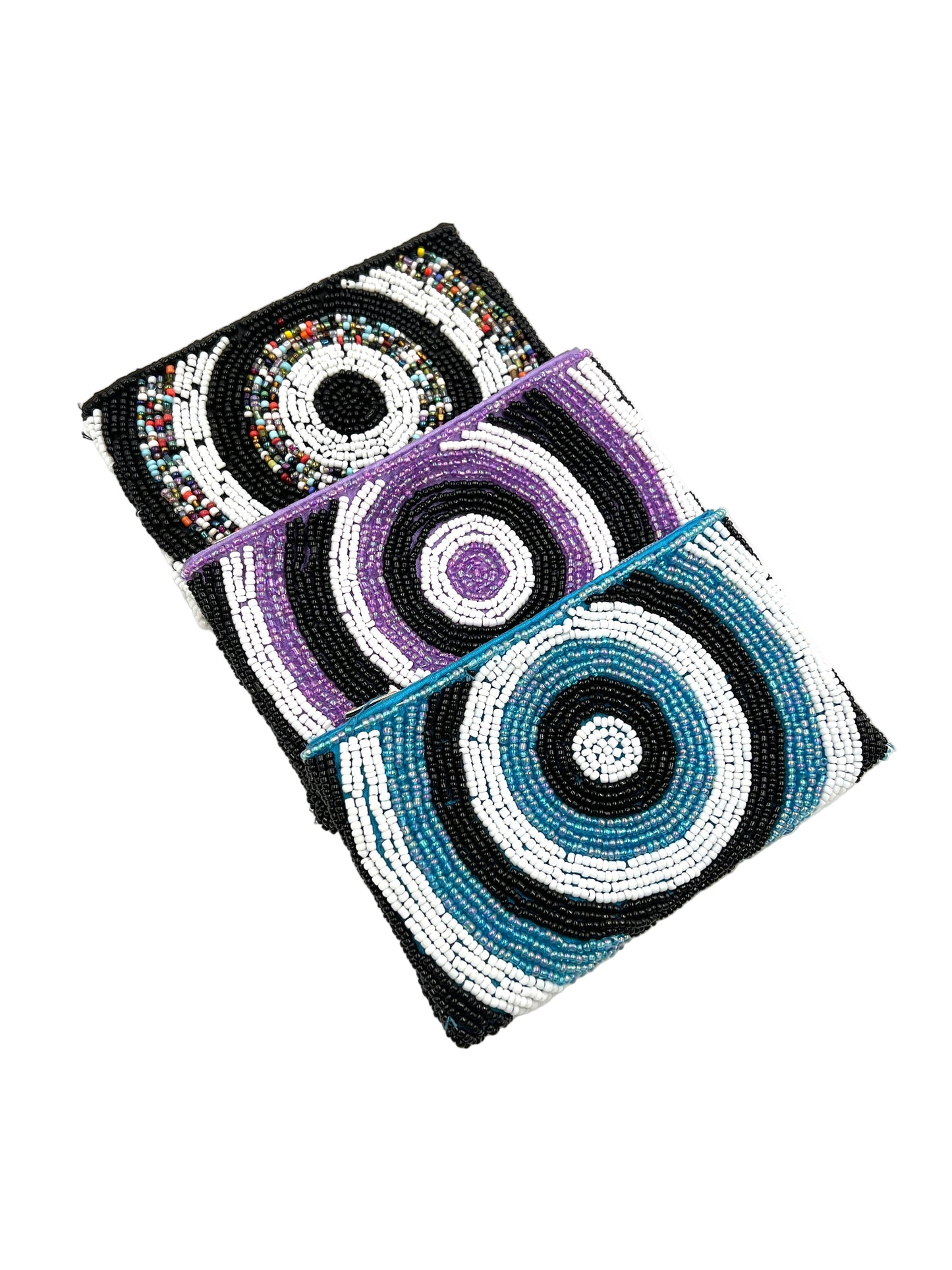 Beaded Circle Coin Purse