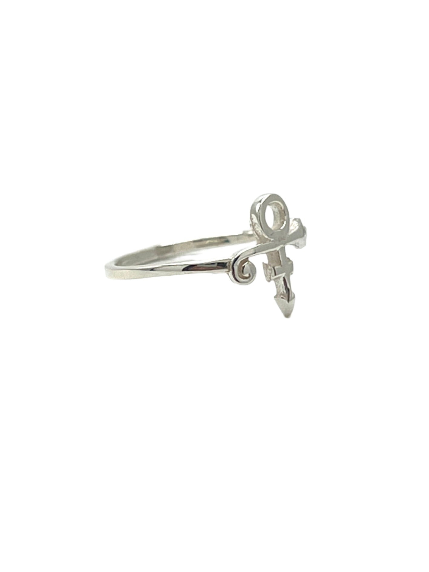 Sterling Silver Prince Love Symbol Ring