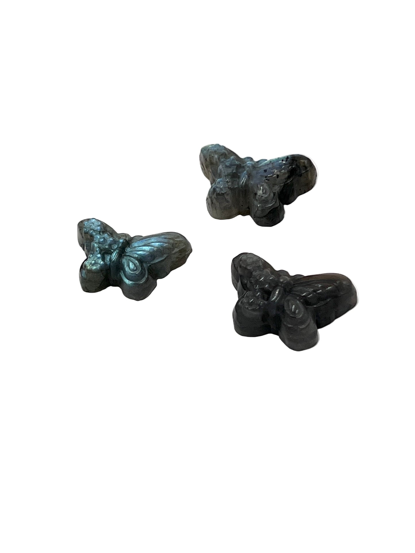 Labradorite Butterfly Carving