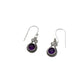 Braided Gemstone Earrings