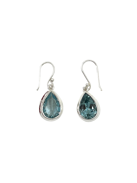 Blue Topaz Earrings