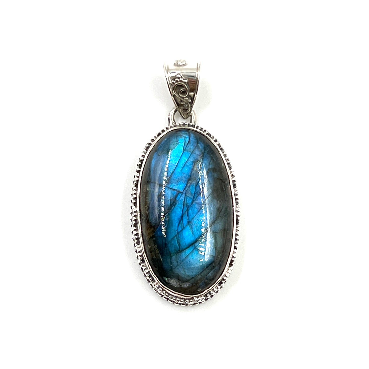 Sterling Silver Labradorite Filigree Pendants